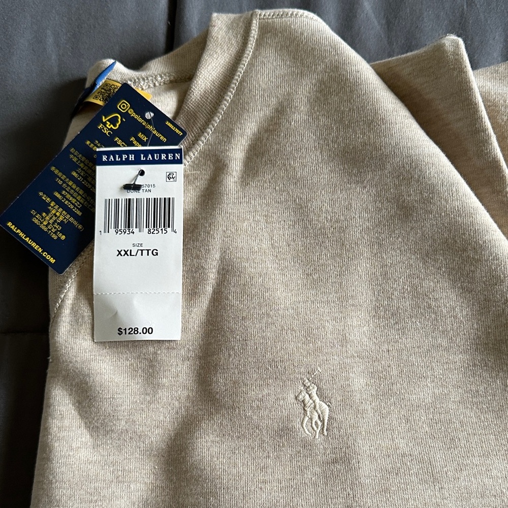 Ralph Lauren Women’s Beige Crewneck Sweater